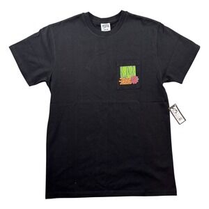 Billionaire Boys Club Torque Pocket Tee Shirt Mens Medium Black Cotton Knit